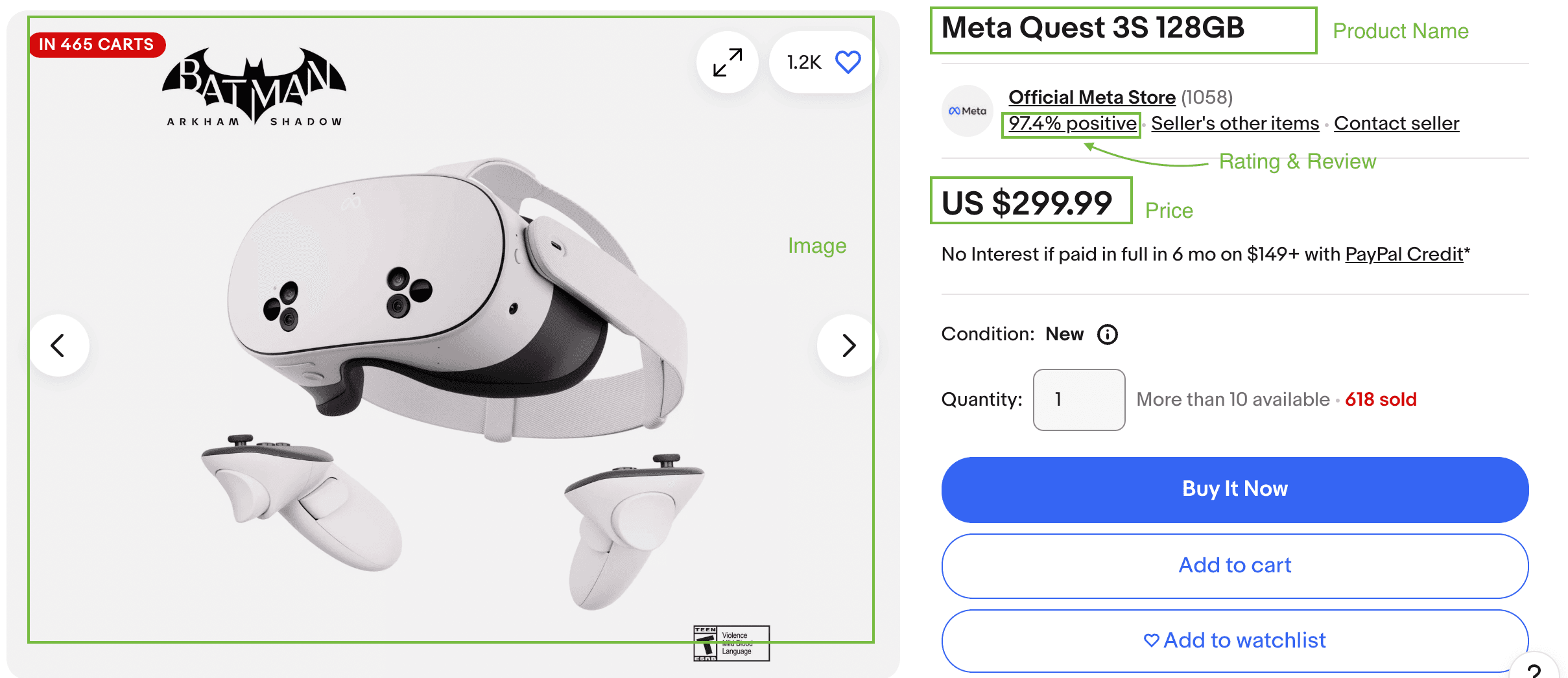 Track eBay prices with detailed insights from Priciq.
