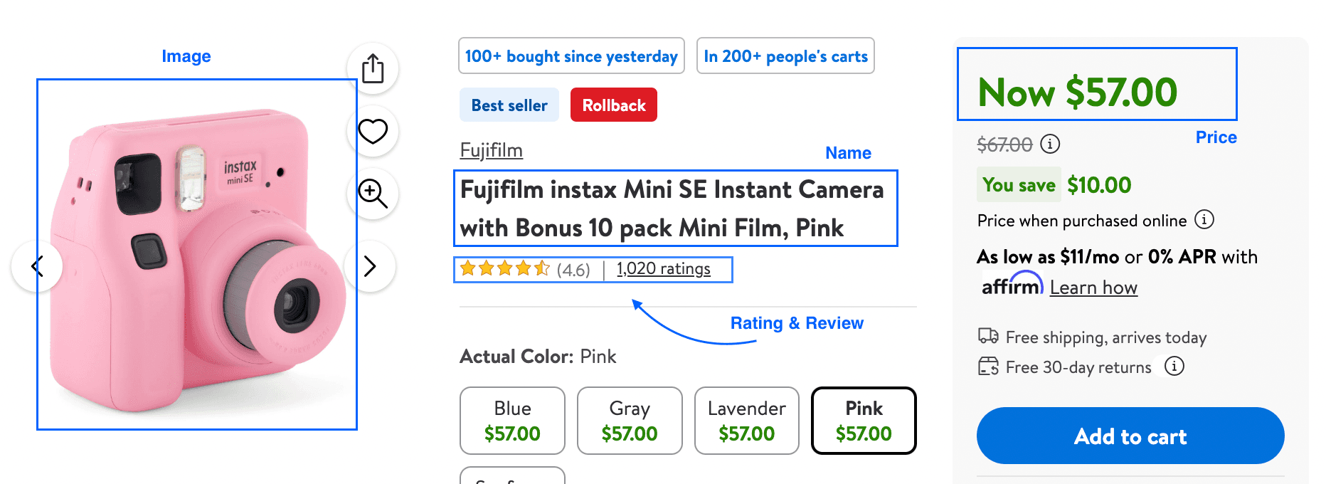 Track Walmart prices to optimize your purchases with Priciq.